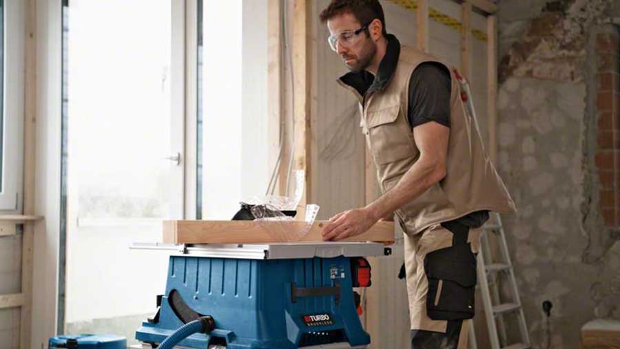 Scie à table professionnelle sans fil Biturbo GTS 18V-216 Bosch Scie à table professionnelle sans fil Biturbo GTS 18V-216 Bosch